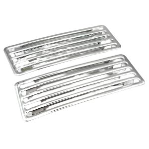 Beading Engine Lid 2 Of 240mm Polished Al (2pcs)