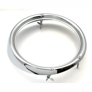 Surround Head Lamp 3hole Metal Chrome